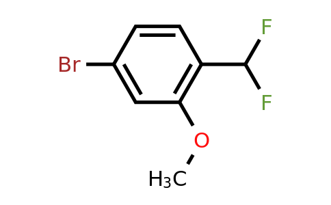 CAS 1254034-35-9 | 4-Bromo-1-(difluoromethyl)-2-methoxybenzene