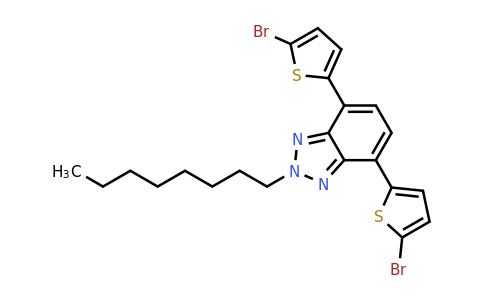 CAS 1254062-39-9 | 4,7-Bis(5-bromothiophen-2-yl)-2-octyl-2H-benzo[d][1,2,3]triazole