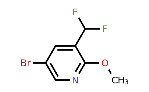 CAS 1254123-51-7 | 5-Bromo-3-(difluoromethyl)-2-methoxypyridine