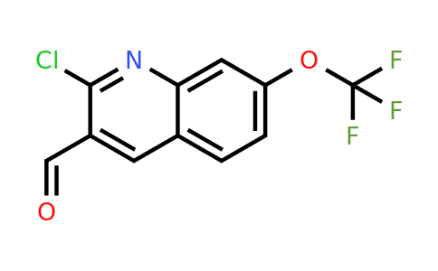 CAS 1254366-15-8 | 2-Chloro-7-(trifluoromethoxy)quinoline-3-carbaldehyde