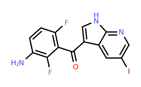 CAS 1254567-35-5 | 2,4-difluoro-3-{5-iodo-1H-pyrrolo[2,3-b]pyridine-3-carbonyl}aniline