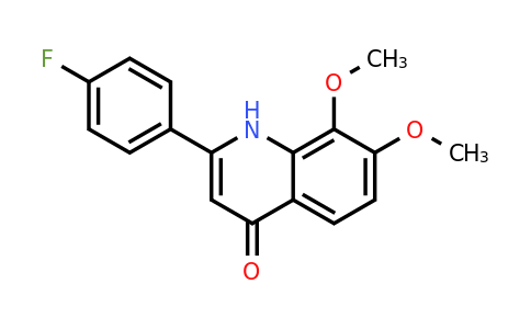 CAS 1254973-33-5 | 2-(4-Fluorophenyl)-7,8-dimethoxyquinolin-4(1H)-one