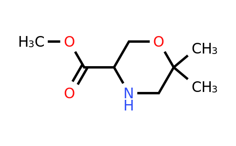 CAS 1255098-56-6 | 6,6-Dimethyl-morpholine-3-carboxylic acid methyl ester