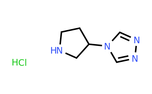 CAS 1255098-80-6 | 4-(pyrrolidin-3-yl)-4H-1,2,4-triazole hydrochloride