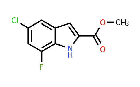 CAS 1255098-87-3 | methyl 5-chloro-7-fluoro-1H-indole-2-carboxylate