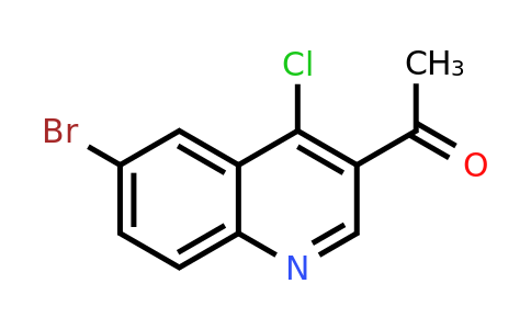 CAS 1255099-21-8 | 1-(6-Bromo-4-chloroquinolin-3-yl)ethanone