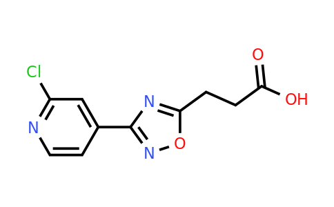 CAS 1255099-24-1 | 3-(3-(2-chloropyridin-4-yl)-1,2,4-oxadiazol-5-yl)propanoic acid