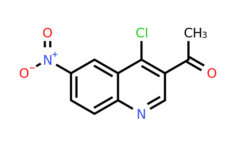 CAS 1255099-25-2 | 1-(4-Chloro-6-nitroquinolin-3-yl)ethanone