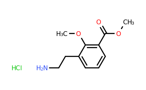 CAS 1255099-56-9 | methyl 3-(2-aminoethyl)-2-methoxybenzoate hydrochloride