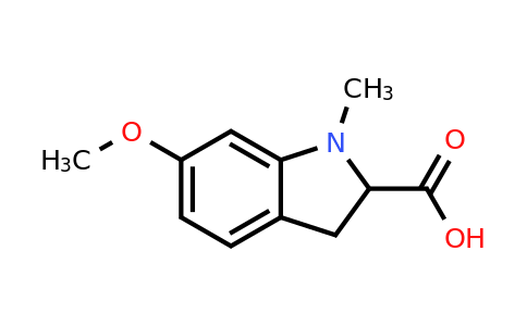 CAS 1255146-88-3 | 6-Methoxy-1-methyl-2,3-dihydro-1H-indole-2-carboxylic acid