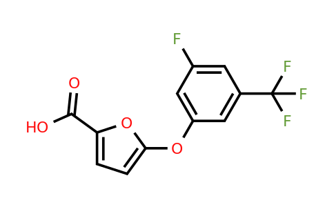 CAS 1255147-75-1 | 5-(3-Fluoro-5-(trifluoromethyl)phenoxy)furan-2-carboxylic acid