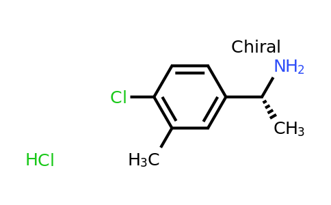 CAS 1255306-36-5 | (R)-1-(4-Chloro-3-methylphenyl)ethanamine hydrochloride