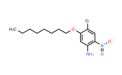 CAS 1255574-47-0 | 4-Bromo-2-nitro-5-(octyloxy)aniline