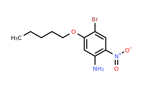 CAS 1255574-52-7 | 4-Bromo-2-nitro-5-(pentyloxy)aniline