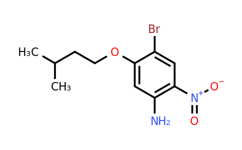 CAS 1255574-61-8 | 4-Bromo-5-(isopentyloxy)-2-nitroaniline