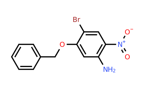 CAS 1255574-69-6 | 5-(Benzyloxy)-4-bromo-2-nitroaniline
