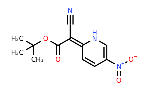 CAS 1255574-90-3 | tert-Butyl 2-cyano-2-(5-nitropyridin-2(1H)-ylidene)acetate