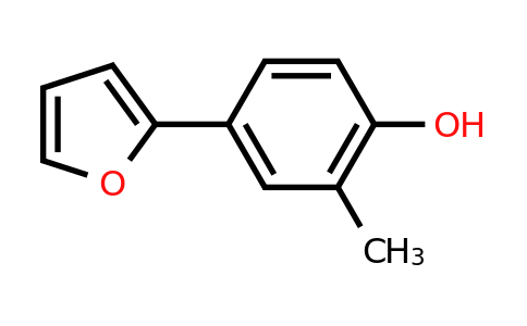 CAS 1255638-84-6 | 4-(Furan-2-yl)-2-methylphenol