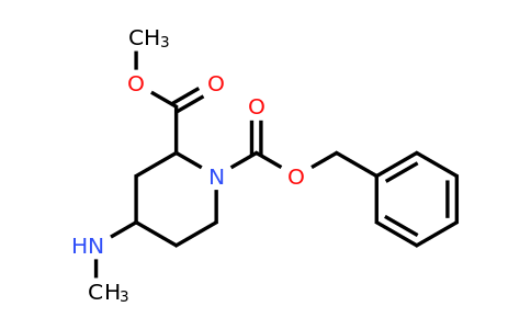 CAS 1255664-12-0 | 4-Methylamino-piperidine-1,2-dicarboxylic acid 1-benzyl ester 2-methyl ester