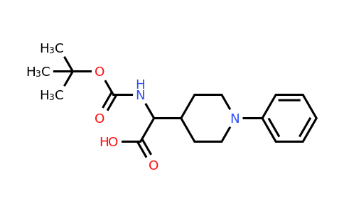 CAS 1255664-58-4 | Tert-butoxycarbonylamino-(1-phenyl-piperidin-4-YL)-acetic acid