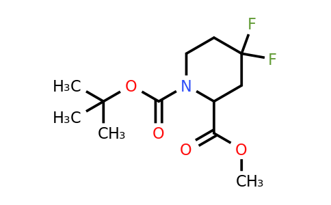 CAS 1255666-28-4 | 1-tert-Butyl 2-methyl 4,4-difluoropiperidine-1,2-dicarboxylate