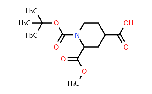 CAS 1255666-29-5 | 1-(Tert-butoxycarbonyl)-2-(methoxycarbonyl)piperidine-4-carboxylic acid