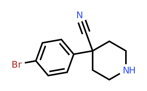CAS 1255666-69-3 | 4-(4-Bromophenyl)piperidine-4-carbonitrile