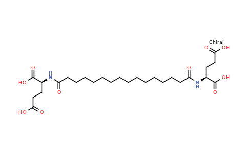 CAS 1255861-91-6 | (2S,2'S)-2,2'-(Hexadecanedioylbis(azanediyl))dipentanedioic acid