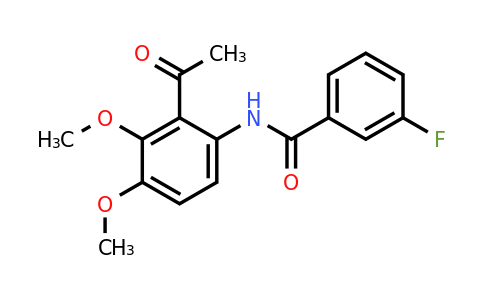 CAS 1256037-07-6 | N-(2-acetyl-3,4-dimethoxyphenyl)-3-fluorobenzamide
