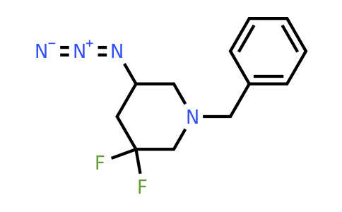 5-azido-1-benzyl-3,3-difluoro-piperidine