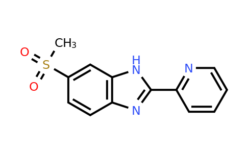 CAS 1256094-30-0 | 6-methanesulfonyl-2-(pyridin-2-yl)-1H-1,3-benzodiazole