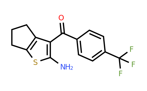 CAS 1256257-04-1 | 3-[4-(trifluoromethyl)benzoyl]-4H,5H,6H-cyclopenta[b]thiophen-2-amine