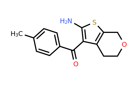 CAS 1256257-07-4 | 3-(4-methylbenzoyl)-4H,5H,7H-thieno[2,3-c]pyran-2-amine