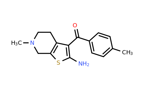 CAS 1256257-08-5 | 6-methyl-3-(4-methylbenzoyl)-4H,5H,6H,7H-thieno[2,3-c]pyridin-2-amine