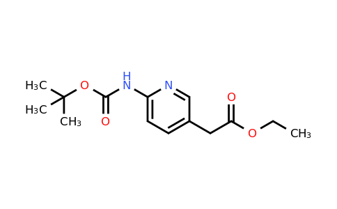 CAS 1256337-01-5 | ethyl 2-(6-((tert-butoxycarbonyl)amino)pyridin-3-yl)acetate