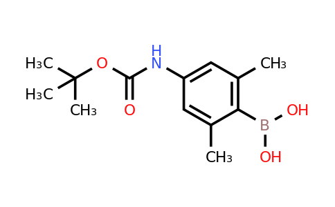CAS 1256355-11-9 | (4-((tert-Butoxycarbonyl)amino)-2,6-dimethylphenyl)boronic acid
