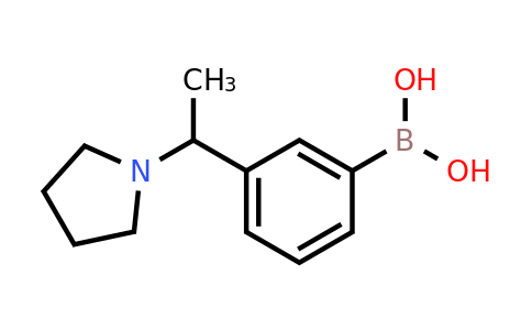 CAS 1256355-44-8 | 3-(1-Pyrrolidinoethyl)phenylboronic acid