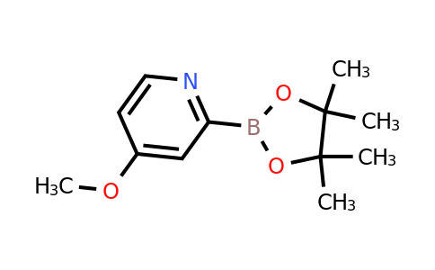 CAS 1256358-88-9 | 4-Methoxy-2-(4,4,5,5-tetramethyl-1,3,2-dioxaborolan-2-YL)pyridine