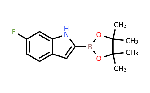 CAS 1256358-98-1 | 6-Fluoro-1H-indole-2-boronic acid pinacol ester