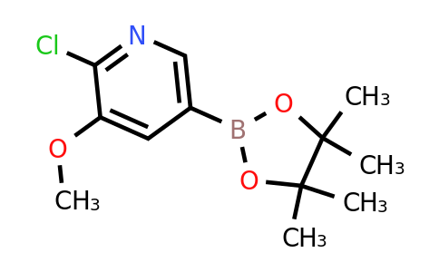 CAS 1256360-28-7 | 2-Chloro-3-methoxy-5-(4,4,5,5-tetramethyl-1,3,2-dioxaborolan-2-YL)pyridine