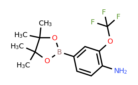 CAS 1256360-36-7 | 4-(4,4,5,5-Tetramethyl-1,3,2-dioxaborolan-2-YL)-2-(trifluoromethoxy)aniline
