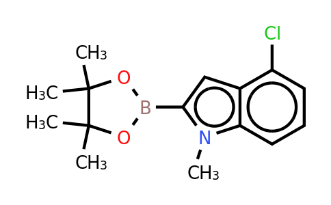 CAS 1256360-42-5 | 4-Chloro-1-methylindole-2-boronic acid, pinacol ester