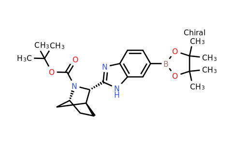 CAS 1256387-87-7 | tert-butyl (1R,3S,4S)-3-[6-(4,4,5,5-tetramethyl-1,3,2-dioxaborolan-2-yl)-1H-1,3-benzodiazol-2-yl]-2-azabicyclo[2.2.1]heptane-2-carboxylate