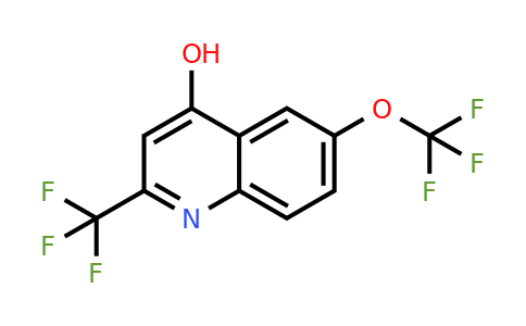 CAS 125647-79-2 | 6-(Trifluoromethoxy)-2-(trifluoromethyl)quinolin-4-ol