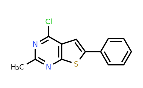 CAS 125660-99-3 | 4-chloro-2-methyl-6-phenylthieno[2,3-d]pyrimidine