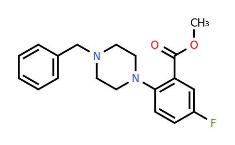 CAS 1256633-30-3 | methyl 2-(4-benzylpiperazin-1-yl)-5-fluorobenzoate