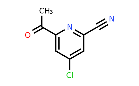 CAS 1256786-90-9 | 6-Acetyl-4-chloropyridine-2-carbonitrile