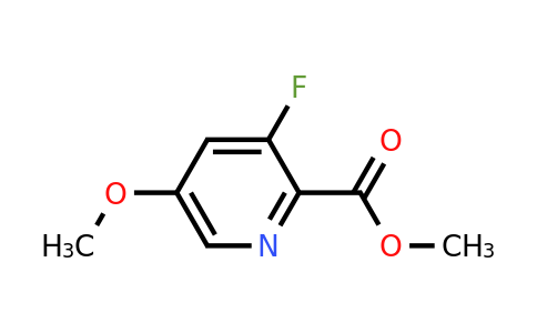 CAS 1256787-03-7 | Methyl 3-fluoro-5-methoxypicolinate