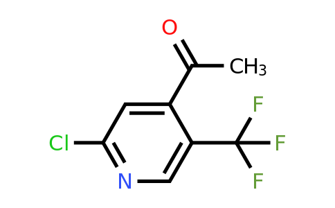 CAS 1256787-18-4 | 1-[2-Chloro-5-(trifluoromethyl)pyridin-4-YL]ethan-1-one