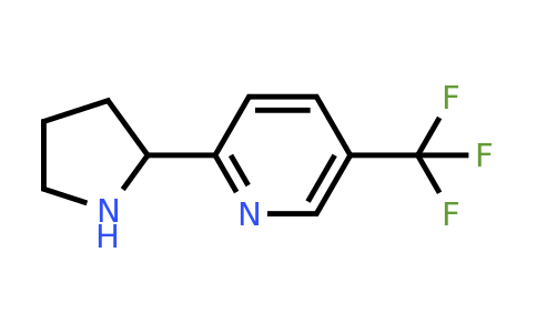 CAS 1256787-20-8 | 2-pyrrolidin-2-yl-5-(trifluoromethyl)pyridine